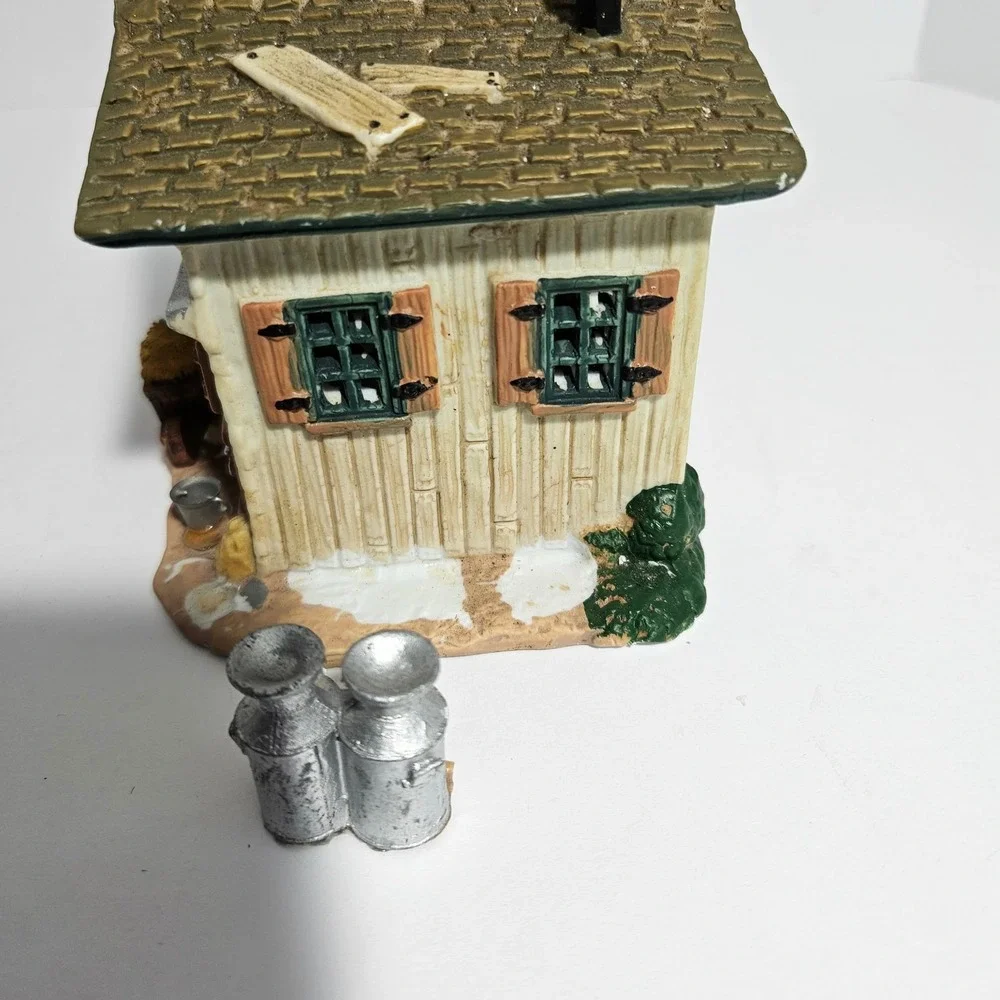 Lemax Harvest Crossing Bluebird Acres Lighted Buildings Set of 2 Farmhouse 75569